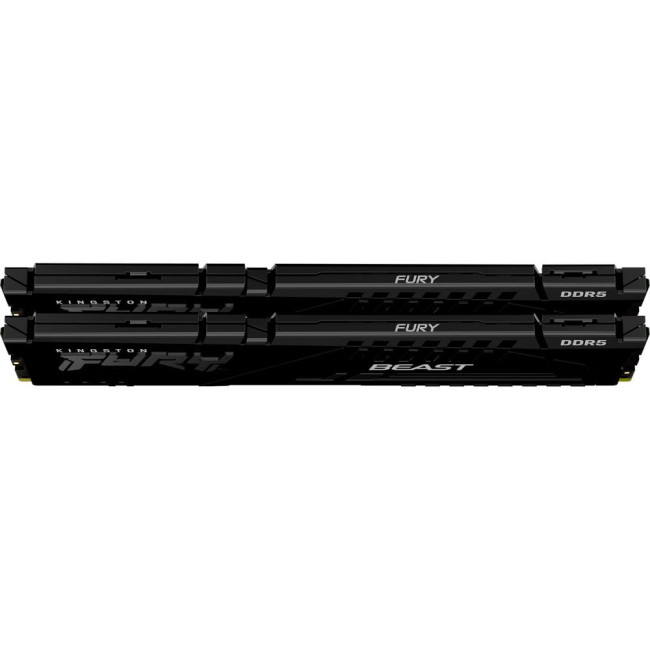 модуль пам'яті 32Gb DDR5 6400MHz Fury Beast Black (2x16) EXPO KINGSTON KF564C32BBEK2-32