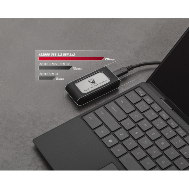 SSD накопичувач зовнішній 2TB XS2000 BOC External USB-C 3.2 Gen 2 Portable SSD KINGSTON SXS2000/2000GA