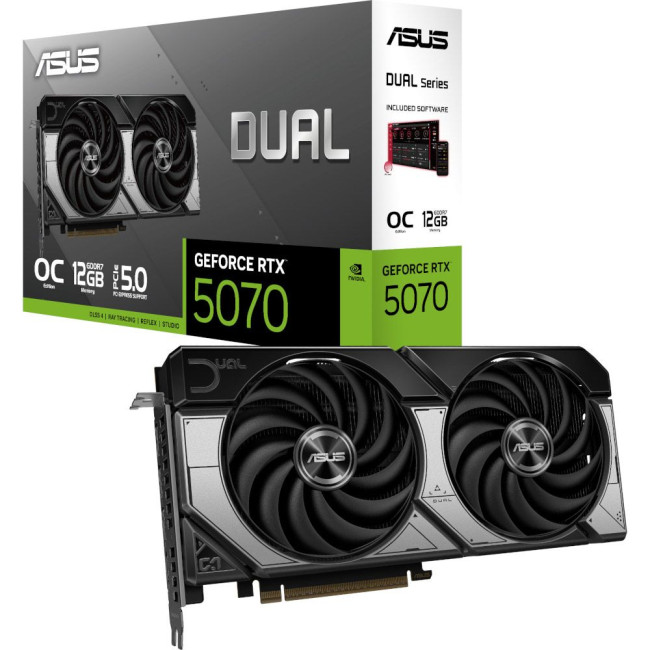 Відеокарта ASUS NVIDIA DUAL-RTX5070-O12G ASUS DUAL-RTX5070-O12G