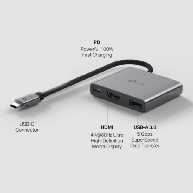 USB Type-C 3-в-1 концентратор TP-Link, UH3020C TP-LINK UH3020C