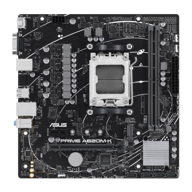 материнська плата sAM5/2DDR5/VGA/HDMI/2PCIe/1M.2/4SATA ASUS PRIME A620M-K