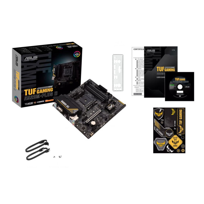 материнська плата sAM4 4DDR4/VGA/HDMI/DP/3PCIe/4SATA/1M.2 ASUS TUF GAMING A520M-PLUS II