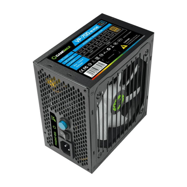 Блок живлення ATX 700W,RGB,modular, APFC, 12см, 80+Bronze GAMEMAX VP-700-M-RGB