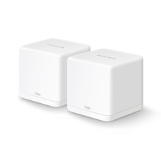 Домашня Mesh Wi-Fi система Mercusys(2шт комплект)AC1300 Whole-Home Mesh Wi-Fi/2x1000Mbps LAN Ports MERCUSYS Halo H30G(2-pack)