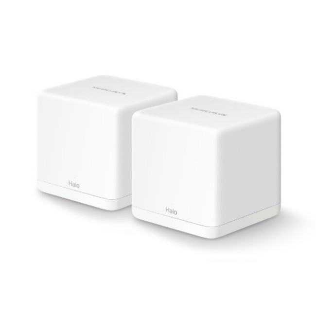 Домашня Mesh Wi-Fi система Mercusys(2шт комплект)AC1300 Whole-Home Mesh Wi-Fi/2x1000Mbps LAN Ports MERCUSYS Halo H30G(2-pack)