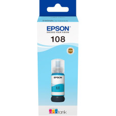 Чорнило світло голубе 70 мл для L8050, L18050 EPSON 108 EcoTank Light Cyan ink bot (C13T09C54A)