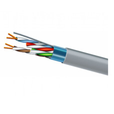Кабель cat.5e F/UTP, 4х2х24 AWG (305м) сірий ZZKM 7091000
