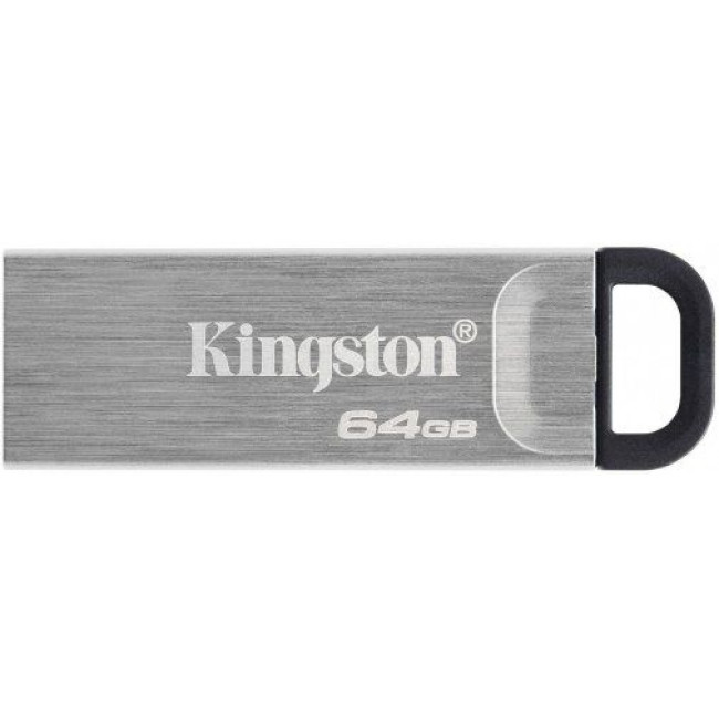 Флеш пам'ять DataTraveler Kyson 64GB USB 3.2 Silver/Black KINGSTON DTKN/64GB