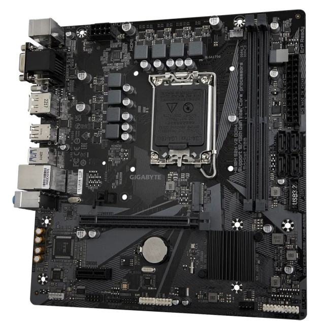 Mатеринська плата s1700 Intel H610 2xDDR5 2xDP/HDMI/VGA 1xM.2 GbE LAN mATX GIGABYTE H610M S2H V2