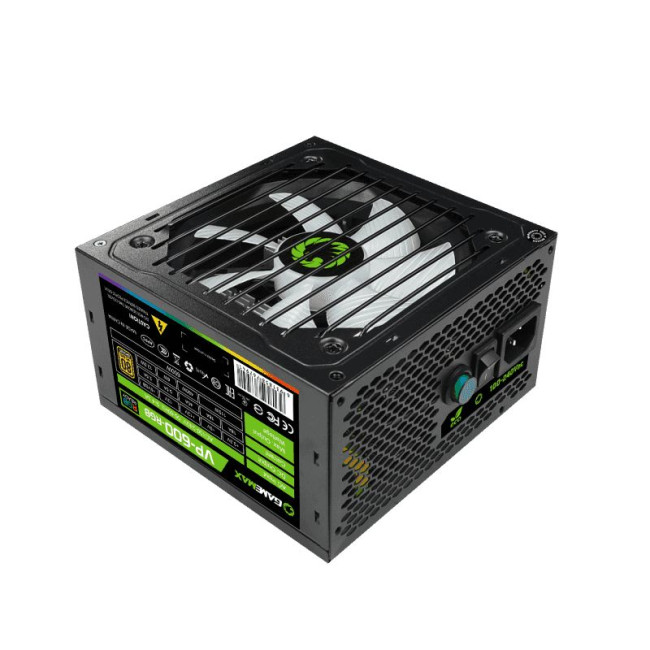 Блок живлення ATX 600W,RGB,box, APFC, 12см, 80+Bronze GAMEMAX VP-600-RGB