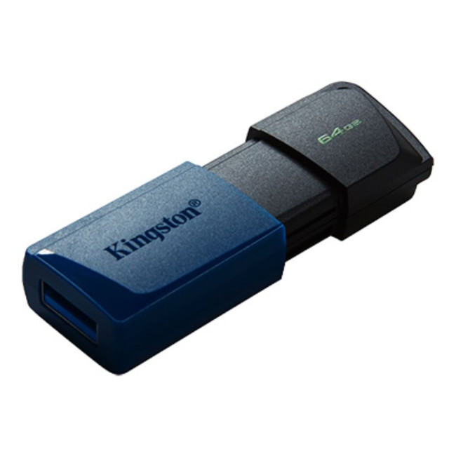 Флеш пам'ять 64GB USB 3.2 Gen1 DataTraveler ExodiaM (Black + Blue) KINGSTON DTXM/64GB