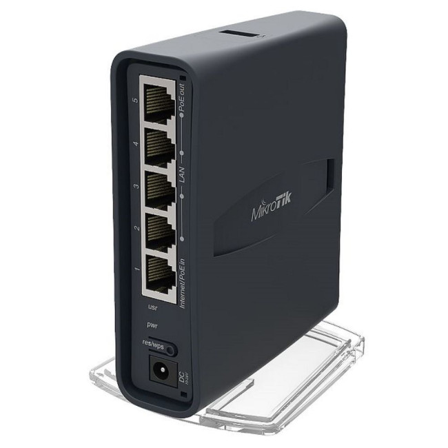 Маршрутизатор hAP ac lite with tower case (RouterOS L4), International version MIKROTIK RB952Ui-5ac2nD-TC