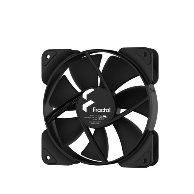 Вентилятор для корпусу 120 мм, чорний Aspect 12 Black FRACTAL DESIGN Aspect 12 Black (FD-F-AS1-1201)