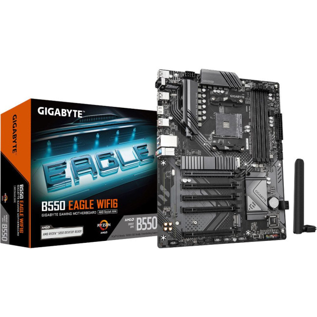 Материнська плата sAM4 AMD B550 ATX GIGABYTE B550 EAGLE WIFI6