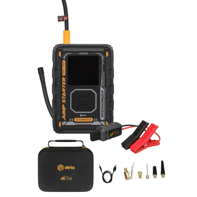 Автономний пусковий пристрій JS-A2500 Pump УМБ 1000A/8000mAh  QC18W ATRIA JS-A2500 Pump