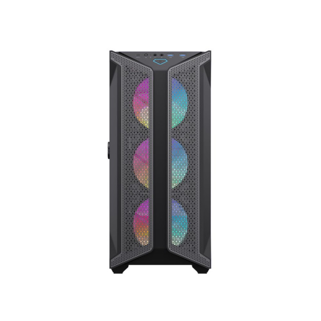 Корпус ATX без блока живлення , загартоване склоX,M-ATX,ITX ,  USB3.0  +TYPE-C GEN2, Combo Audio*1 GAMEMAX Brufen COC