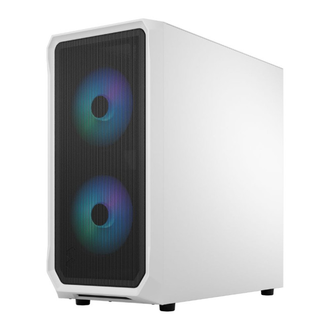 Корпус ATX без БЖ, білий, скло Focus 2 RGB White TG ClearTint FRACTAL DESIGN Focus 2 RGB White TG ClearTint (FD-C-FOC2A-04)