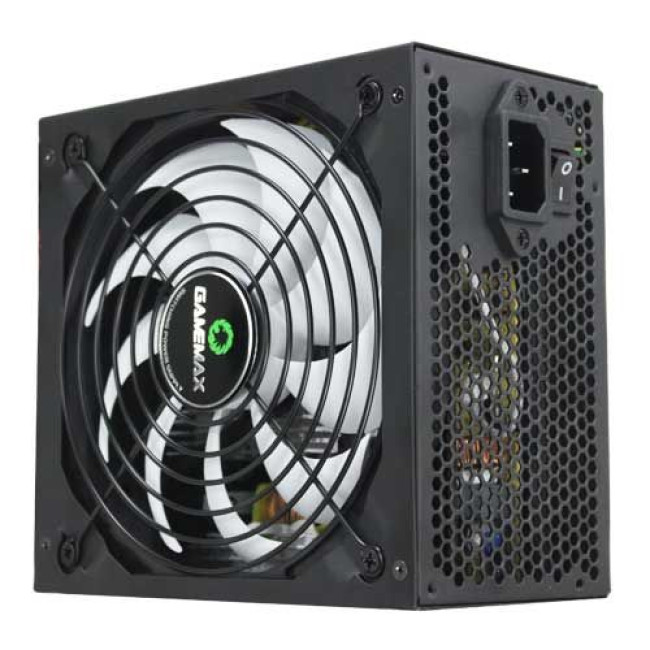 Блок живлення ATX 450W APFC, 80+Bronze, вентилятор 140 мм, чорний, коробочний GAMEMAX GP-450