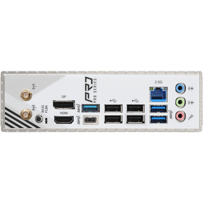 Mатеринська плата sAM5 AMD A620A DP/HDMI 3xM.2 4xDDR5 2.5GbE LAN mATX ASROCK A620AM PRO RS WIFI