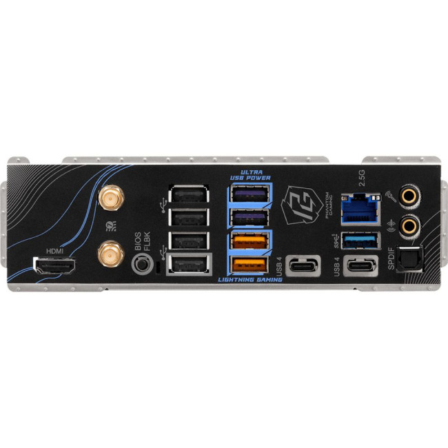 Mатеринська плата sAM5 AMD X870 4xDDR5 HDMI/2xUSB4 3xM.2 2.5GbE LAN ATX ASROCK X870 RIPTIDE WIFI