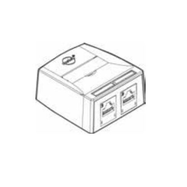 Настінний блок Synergy 2P DG+C6, UTP MOLEX SSY-00007-02