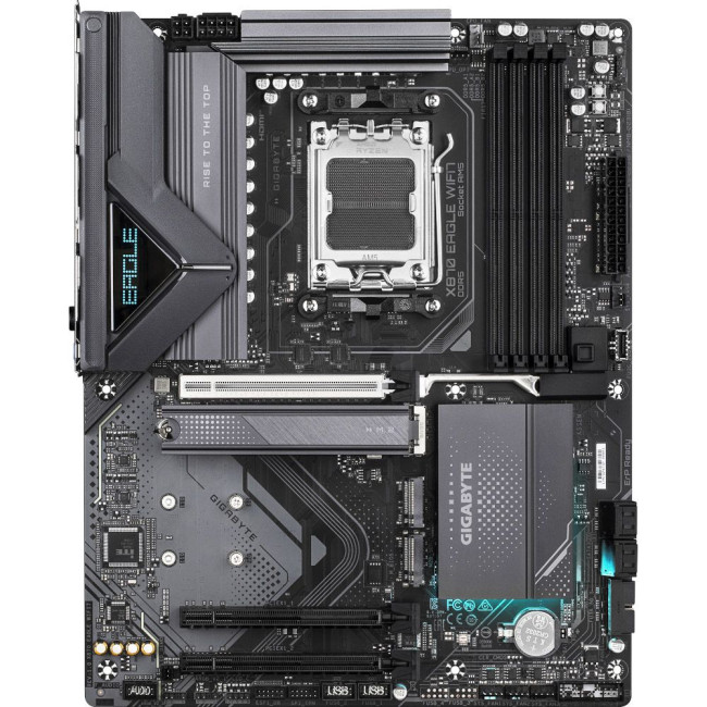 Mатеринська плата sAM5 AMD X870 HDMI 3xM.2  USB4.0 2.5GbE LAN ATX GIGABYTE X870 EAGLE WIFI7