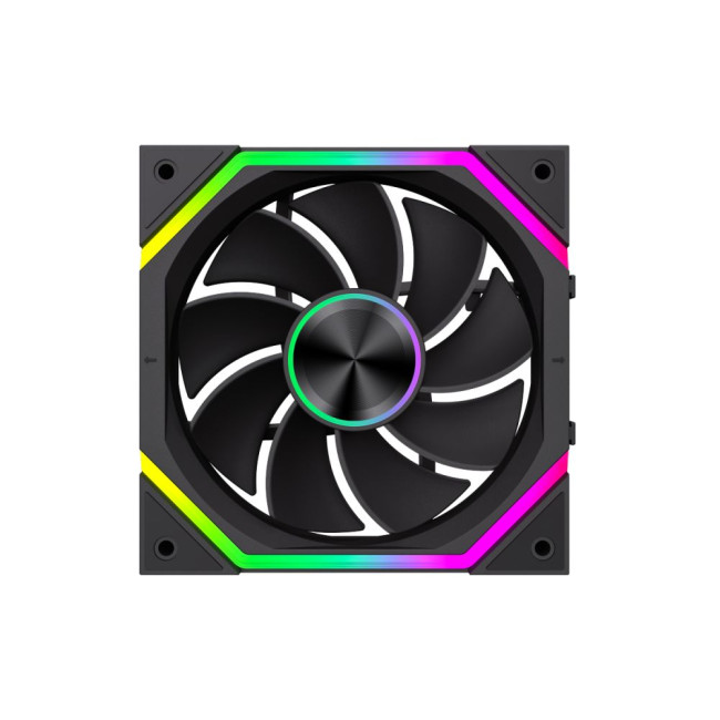 Кулер для корпусу KIT 3*120мм 3pin AURA (M/F)&4pin PWM, Revers Air Flow58,6 CFM Static Air Pressure1 GAMEMAX FN12A-N2 WL-R