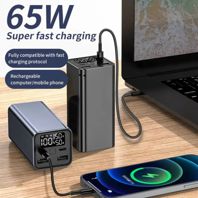 УМБ  65W USB-C laptop/phone Powerbank 20000mAh ATRIA WPD-65