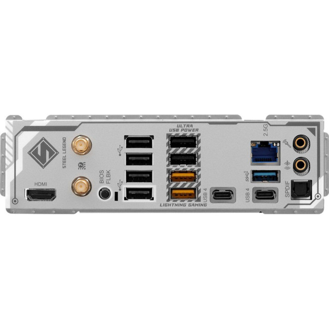 Mатеринська плата sAM5 AMD X870 4xDDR5 HDMI/2xUSB4 3xM.2 2.5GbE LAN ATX ASROCK X870 STEEL LEGEND WIFI