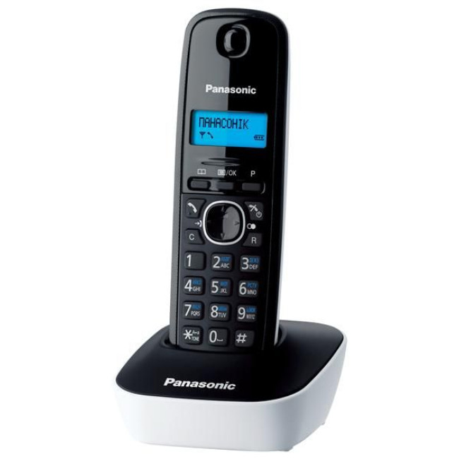 Радіотелефон DECT (білий) PANASONIC KX-TG1611UAW