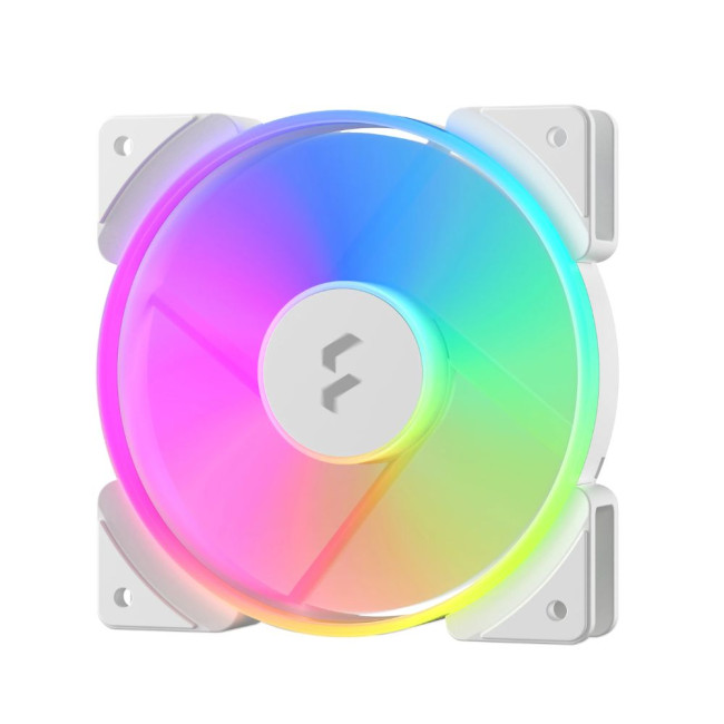 Вентилятор для корпусу 120 мм, білий, ARGB PWM Prisma AL-12 PWM White FRACTAL DESIGN Prisma AL-12 PWM White (FD-FAN-PRI-AL12-PWM-WT)