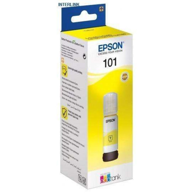 Контейнер з жовтими чорниламидля L4160 EPSON L4xxx/L6xxx Yellow (C13T03V44A)