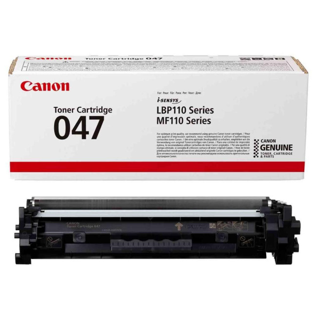 Картридж чорний для LPB113w,MF112/113w CANON Cartridge 047 Black (1.6K) (2164C002AA)