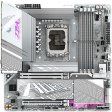 Mатеринська плата s1851 Intel Z890 HDMI/DP/DP(USB4-C)  3xM.2 2.5GbE LAN mATX GIGABYTE Z890M AORUS ELITE WIFI7 ICE