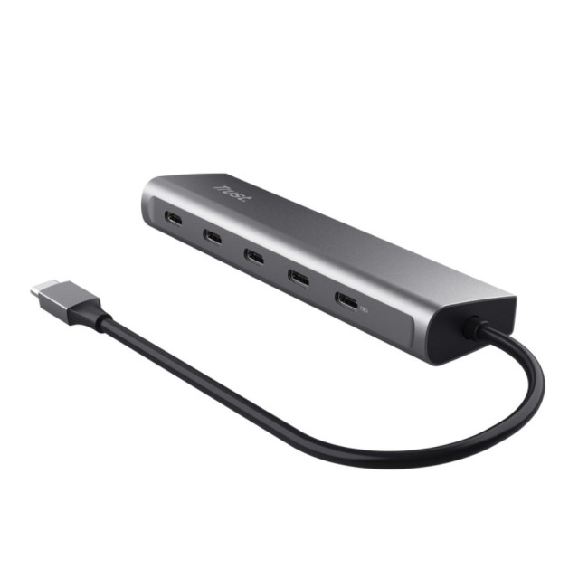 Адаптер Halyx 5-Port USB-C Hub TRUST Halyx 5-Port USB-C Hub (25136)