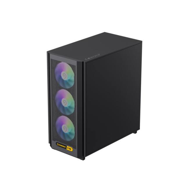 Корпус комп'ютерний Middle tower, без блока живлення ATX, Micro-ATX, Mini ITX (Support BTF) GAMEMAX F46 BK