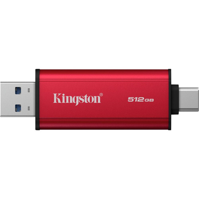 SSD накопичувач зовнішній 512GB Dual USB-A/C Portable SSD, Up to 1050MB/s USB 3.2 Gen 2 KINGSTON SPSD/512GB