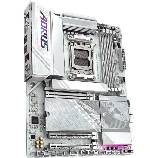 Mатеринська плата sAM5 AMD X870E HDMI/USB4(DP)  4xM.2  2.5GbE LAN ATX GIGABYTE X870E AORUS ELITE WIFI7 ICE
