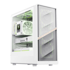Корпус комп'ютерний Mini Tower без блока живлення  M-ATX,ITX, Tempered Glass,Mesh,USB2.0*1,USB3.0*1, GAMEMAX AERIS 330 MW