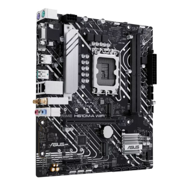 Материнська плата s1700/2DDR5/VGA/HDMI/DP/2PCIe/4SATA/2M.2 ASUS PRIME H610M-A WIFI