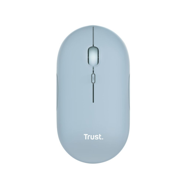Миша бездротова Puck Rechargeable Wireless Ultra-Thin Mouse Blue 1600 Dpi TRUST Puck Mouse blue (24126)