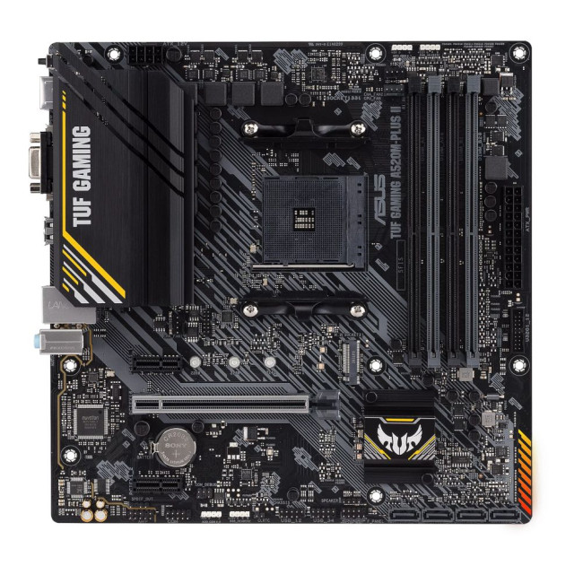 материнська плата sAM4 4DDR4/VGA/HDMI/DP/3PCIe/4SATA/1M.2 ASUS TUF GAMING A520M-PLUS II