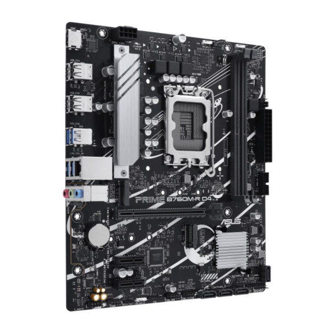 материнська плата s1700/2DDR4/HDMI/3PCIe/4SATA/2M.2/LAN2.5Gb ASUS PRIME B760M-R D4