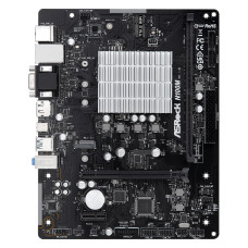Материнська плата +CPU Intel N100 4core HDMI/DVI/VGA 1xDDR4 1xM.2 GbE LAN mATX ASROCK N100M