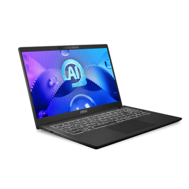 ноутбук 15.6FI/U7-155H/16/512/Intel Arc/W11/BL/Classic Black MSI Modern 15 H AI C1MG-099UA (9S7-15H551-099)