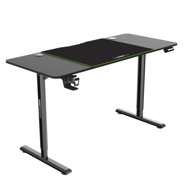 стіл геймерський  D140-Carbon-EC2 Electric Height-Adjustable Desk Lifting height 73-118cm P2PB/ABS e GAMEMAX D140-Carbon-EC2