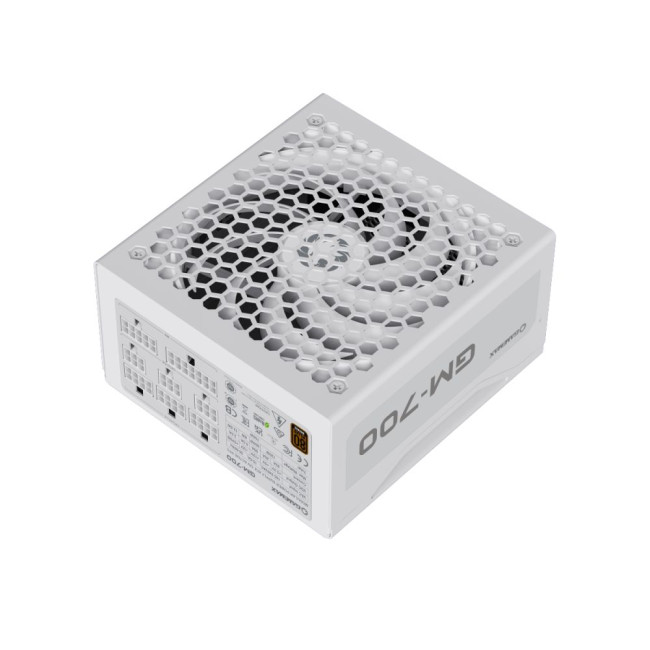 Блок живлення ATX 700W,80+Bronze, вентилятор 140 мм, повністю модульний, білий, коробочний GAMEMAX GM-700 Modular white