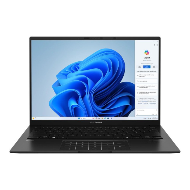 ноутбук 14F_OLED/R5 AI 430/16/1TB SSD/UMA/DOS/BL/Jade Black ASUS UM3406GA-QD118 (90NB17R1-M009W0)