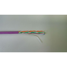 Кабель UTP кат.5е, LSZH, 4 пари, 24AWG, 305м, фіолетовий KINGDA KDUT8001-LSZH