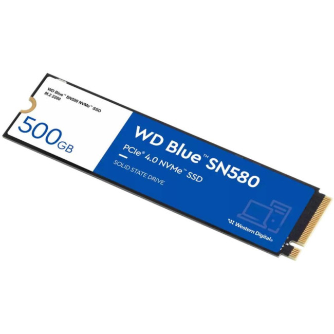 Жорсткий диск SSD WD Blue SN580 500Gb M.2 NVMe WESTERN DIGITAL WDS500G3B0E